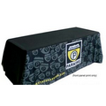 8' Dye Sublimated Poplin Table Throw (Front Panel Print)
